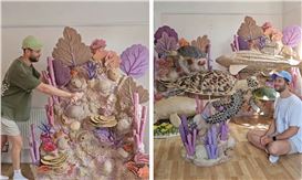 Artist Creates Immersive Marine Seascapes Swarming With Cardboard Animals