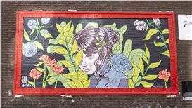 Nature and people weave together in Uptown newcomer's murals