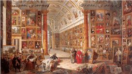 Masterpiece Story: Interior of a Picture Gallery by Giovanni Paolo Panini
