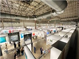 The Best Booths at Expo Chicago, from a Crocheted Locker Room to Metal Panties