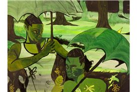 Jonathan Lyndon Chase's "Downpour" at Sadie Coles HQ: Umbrellas as Refuge and Metaphor in New Paintings