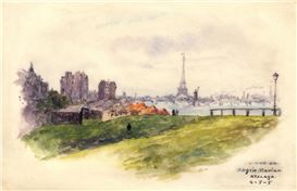 Jill Newhouse Gallery presents Views from the Street: Views of Paris in 1904-5 by Enrique Atalaya