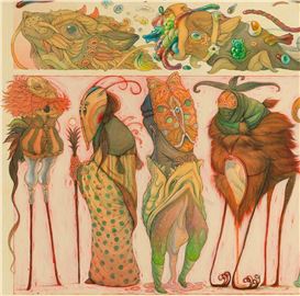 Hundreds of Fantastic Creatures Inhabit a Sprawling Universe by Vorja Sánchez