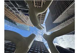 Steve Tobin's Steel Sculptures Take Root in the Garment District in the Heart of Midtown Manhattan