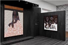 Amoako Boafo Brings a Slice of Accra to Gagosian London in 'I Do Not Come to You by Chance'