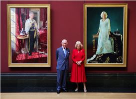 UK Royal Coronation Portraits of King Charles III and Queen Camilla Unveiled