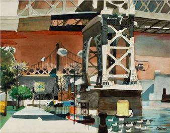 Dong Kingman’s New York Watercolors