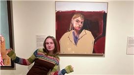 Dad's Portrait of Daughter on National Display