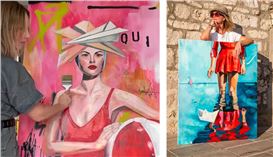 Ivona Martinčić: Blending Textiles, Paint, and Emotion