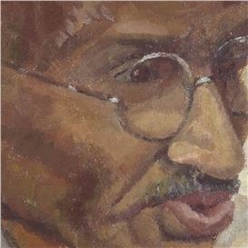 Rare Gandhi Portrait Achieves £152,800, Tripling Its Estimate