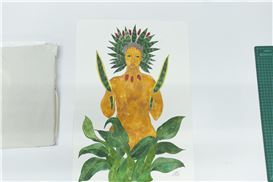 A Black Brazilian Artist Who Wields Poetry and Persistence