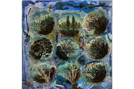 Joan Nelson presents "New Mountains," her first New York solo exhibition in nearly 25 years