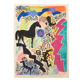 Salish/French-Cree/Shoshone, (1940-2025 - Jaune Quick-To-See Smith